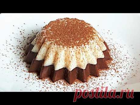 Молочно-Шоколадное Желе. Вкусное Желе из Молока и Какао.