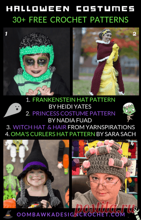 Free Halloween Costume Crochet Patterns Halloween is fast approaching and if you are in need of some free Halloween Crochet Costume Patterns then you're in luck! #halloween #costumes