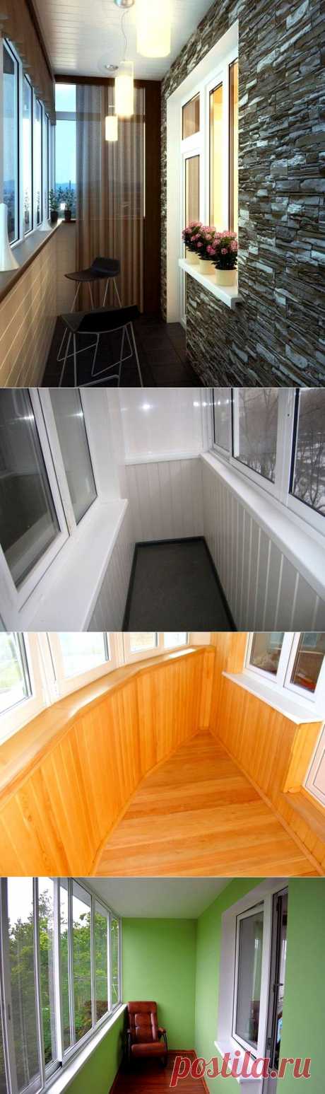 Интересная отделка балкона