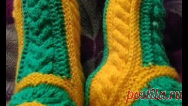 Красивые тапочки с Алсацийскими гребешками МК