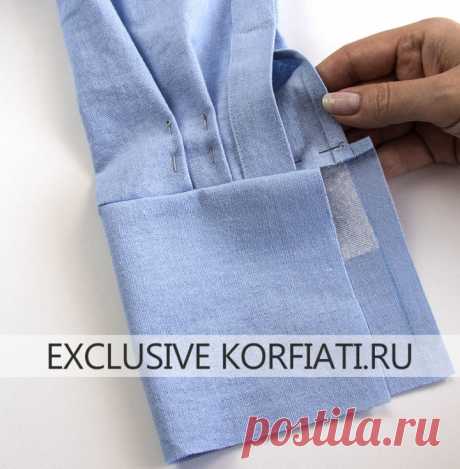 Как сшить женскую рубашку - мастер-класс от Анастасии Корфиати