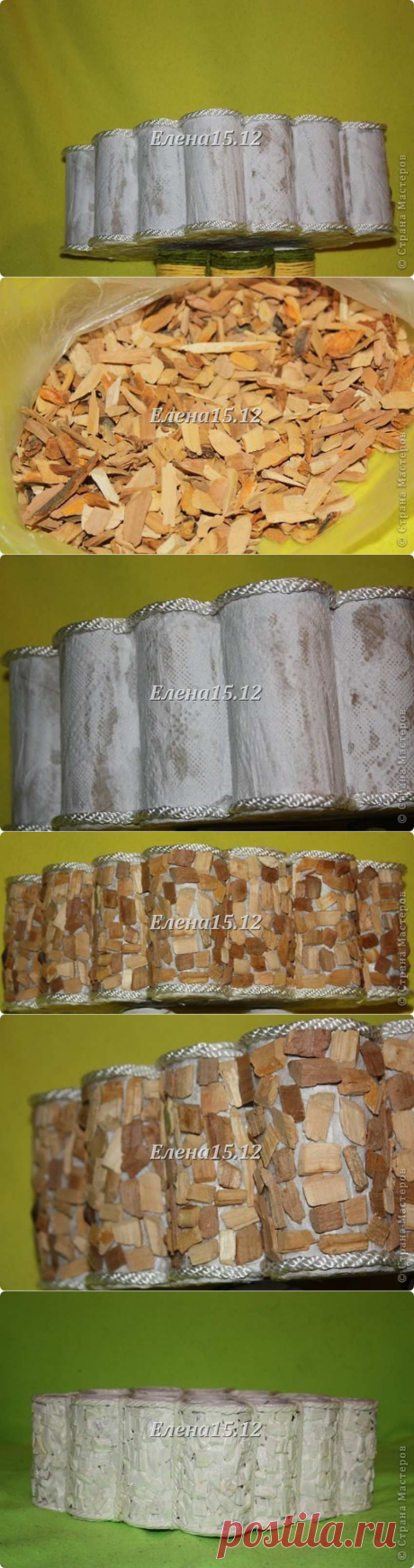 Корзинка с отделениями из картона