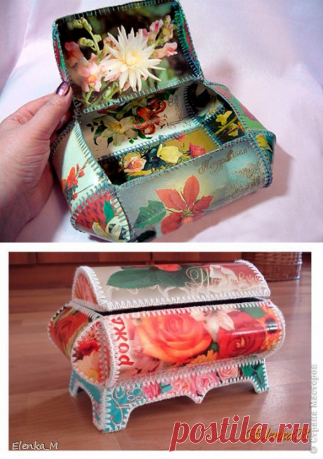 Поиск на Постиле: шкатулки из открыток