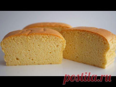 Бисквит Кастелла (Castella) тайваньская. Воздушный, влажный, без разрыхлителя