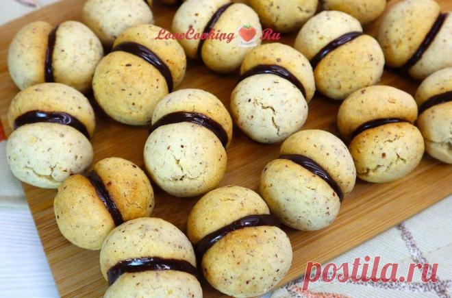 Фундучное печенье Baci di Dama - Поцелуй дамы