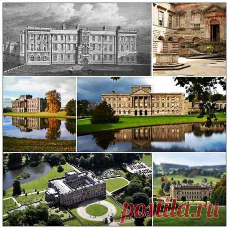 Главное здание поместья Лайм Парм (Lyme Park), графство Чешир, Северо-Западная Англия