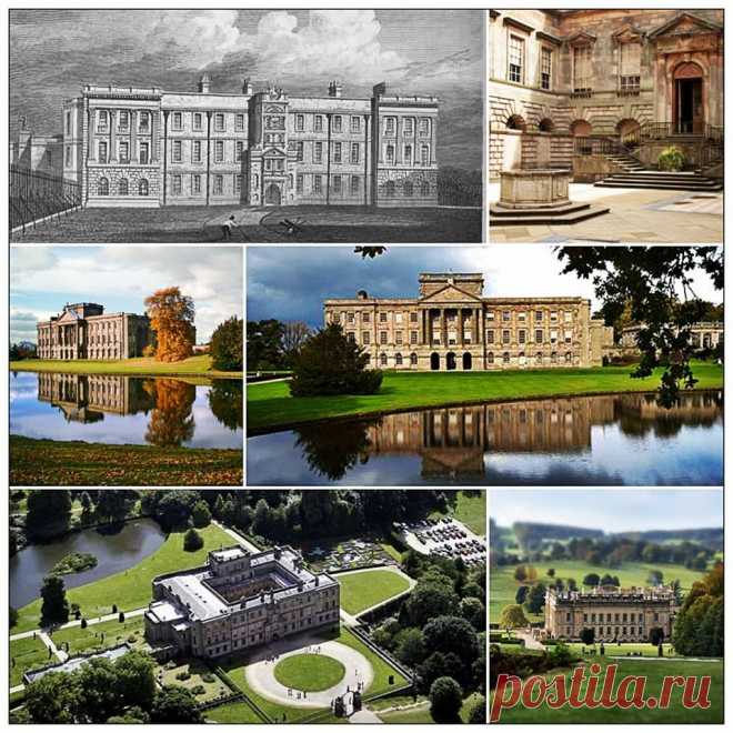 Главное здание поместья Лайм Парм (Lyme Park), графство Чешир, Северо-Западная Англия