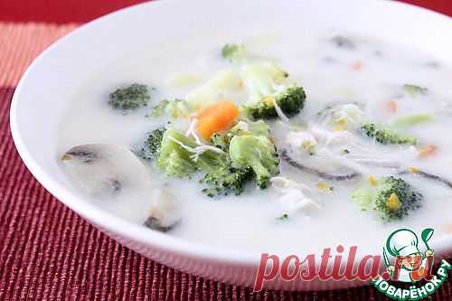 Сливочный суп с курицей и овощами. Автор: Lina_Bayreuth