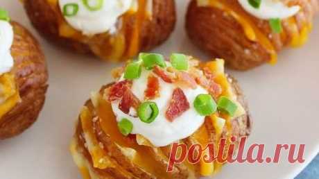 Картофельные веера с сыром | PovarBest.Ru | Яндекс Дзен