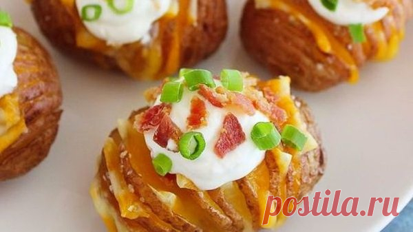 Картофельные веера с сыром | PovarBest.Ru | Яндекс Дзен