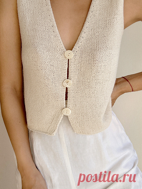 Жилет Клэр автор Mochiknits