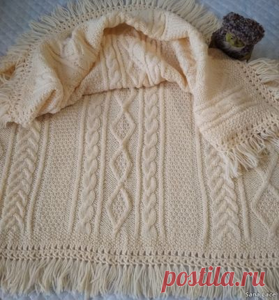 Плед Песочный - 3 Ноября 2020 - Творческая мастерская Sana Lace