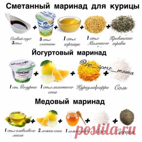 Девочки, забираем себе обалденные маринады для курочки