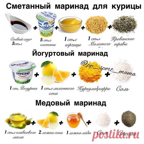 Девочки, забираем себе обалденные маринады для курочки