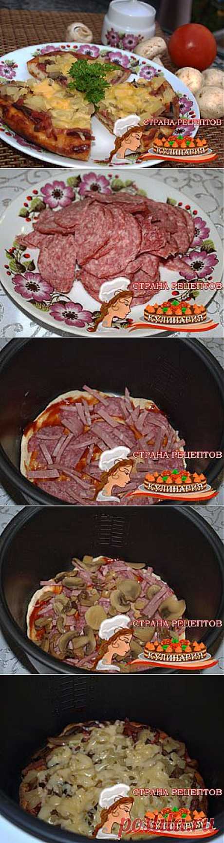 Мясная пицца в мультиварке