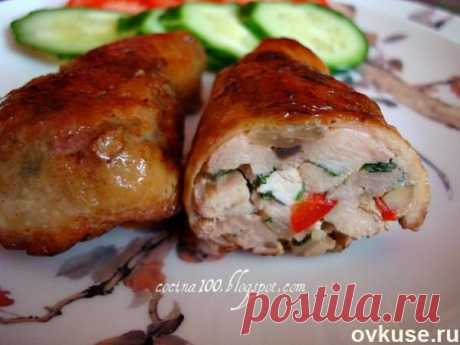 ФАРШИРОВАННЫЕ КУРИНЫЕ ГОЛЕНИ. - Простые рецепты Овкусе.ру
