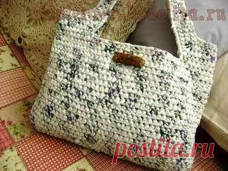 Вязание из пластиковых пакетов: Техника нарезки без узлов Вязание из пластиковых пакетов: Техника нарезки без узлов