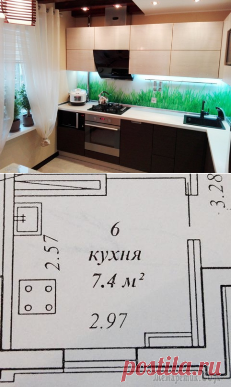 Небольшая и очень стильная кухня — Роскошь и уют