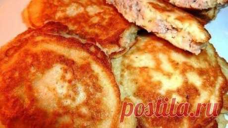 Готовлю уже много лет  вместо пирожков для перекуса! Я их просто обожаю. Мясные оладьи