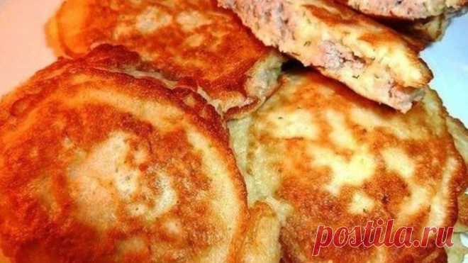 Готовлю уже много лет  вместо пирожков для перекуса! Я их просто обожаю. Мясные оладьи
