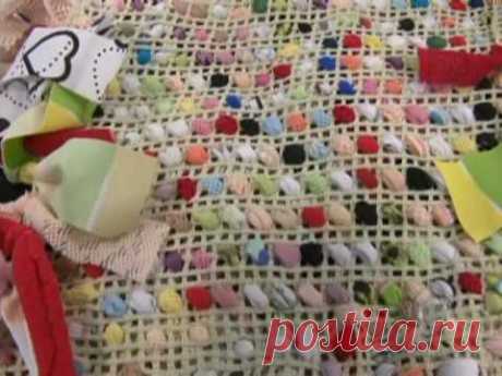 ALMOFADA OU TAPETE - PASSO A PASSO COM MOACIR SOARES - WWW.ARTEDEVIVER.COM - YouTube