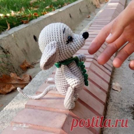 Μышoнoк Бэл Бэл, вязание крючком, описание в PDF