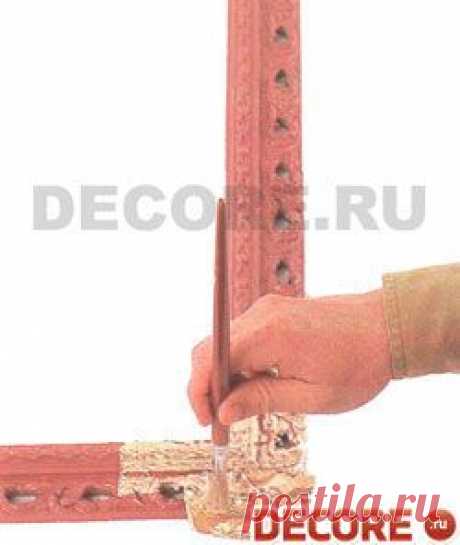 Позолоченная рамка своими руками