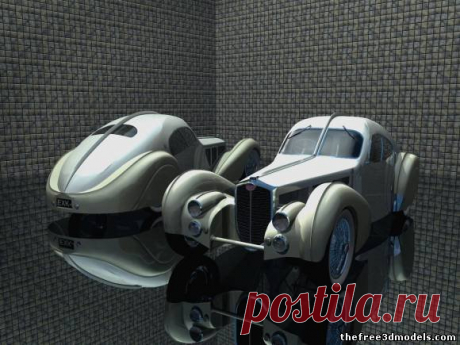 Bugatti 1938 Free 3D Model - .obj - Free3D