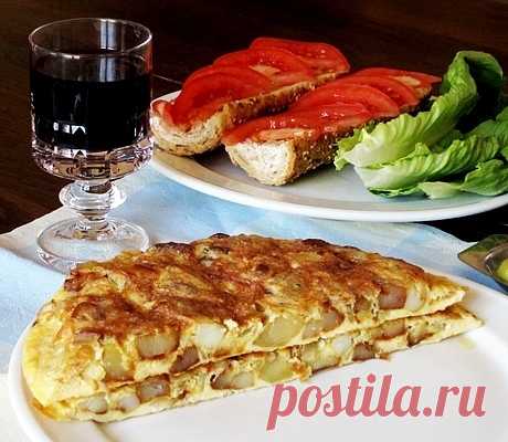 Испанская тортилья с картошкой - пошаговый рецепт с фото - как приготовить, ингредиенты, состав, время приготовления - Леди Mail.Ru