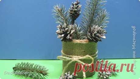 Новогодний декор из шишек | Страна Мастеров