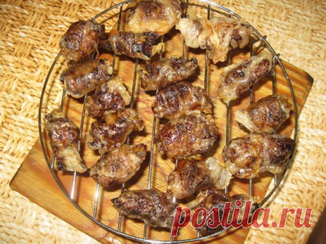 Хитрый шашлык из печени!.