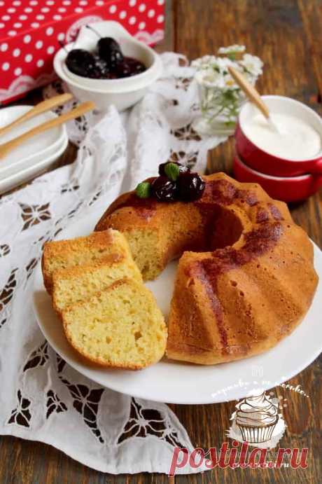 Классический манник на сметане