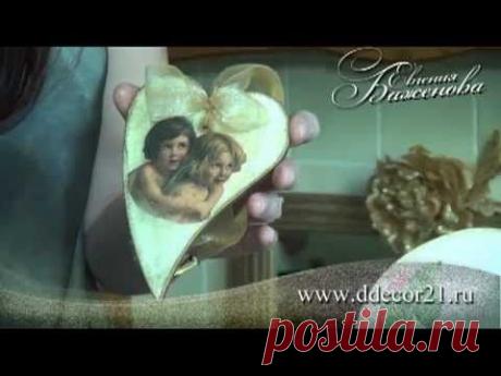 Декупаж: как красиво оформить свою работу? - YouTube