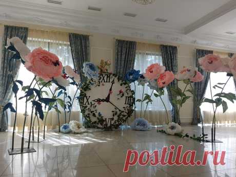 Мастер-классы. Цветы из бумаги. Фотозоны. МК