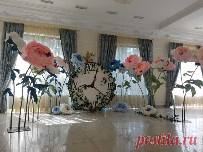 Мастер-классы. Цветы из бумаги. Фотозоны. МК