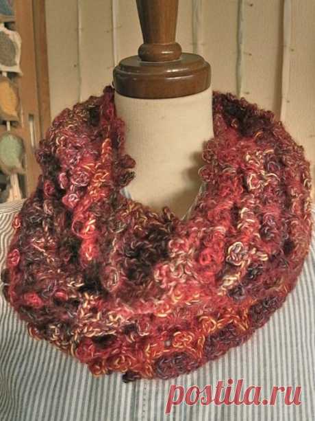 Снуд крючком из меланжевой пряжи. Схемы. / Обсуждение на LiveInternet - Российский Сервис Онлайн-Дневников
