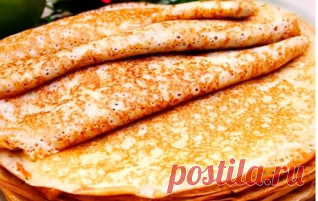 Блины на кефире с дырочками - рецепт с фотографиями - Patee. Рецепты