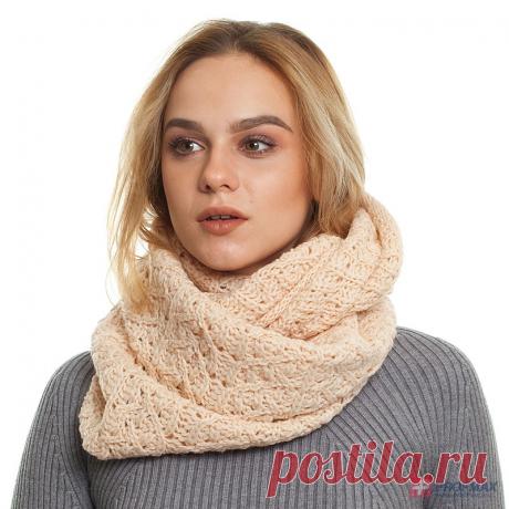 Снуд Sevenext, 1736 — шерсть 50%, акрил 50% | Зима, Демисезон | Casual | Цвета: св.бежевый | Размеры: NS | 1051942 | Шарфы женские | Sevenext — Интернет-магазин - Profmax Профмакс