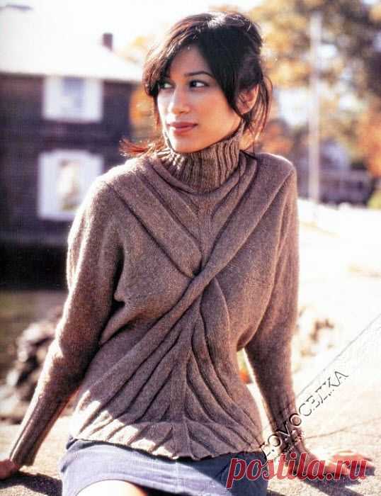 Свитер спицами | ДОМОСЕДКА