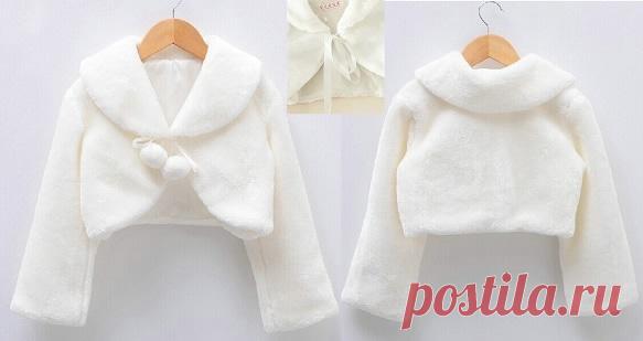 Болеро для девочки. Выкройка на возраст 1-14 лет