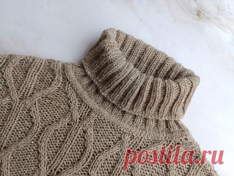 Базовый свитер с узором от Shein. Описание процесса. | Людмила Пряжевская творчество на спицах | Дзен