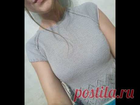 Что я сейчас вяжу??!! Шапка с изюминкой? Ажурный топ. Вязание.Рынашко
