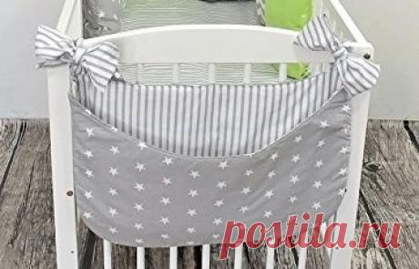 Amilian мешок кровать игрушки мешок Design30 кроватки карман подгузников карман держатель игрушка для детской кроватки NEW: Amazon.de: Детские