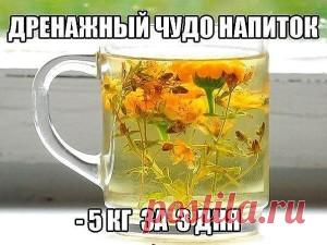 Дренажные напитки - 6 рецептов