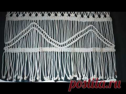 Макраме начинающим Читаем схему/узор панно