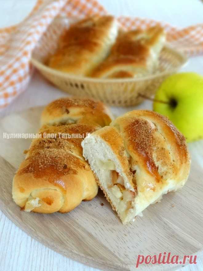 Булочки с яблоками | Кулинарный блог Татьяны М.