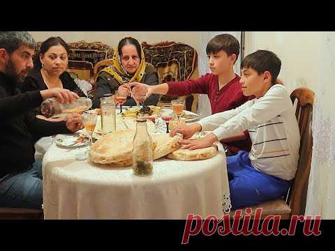 Долма из Капусты | На Садже Кутаб и Хлеб Хамрали | Сельская жизнь молодой семьи