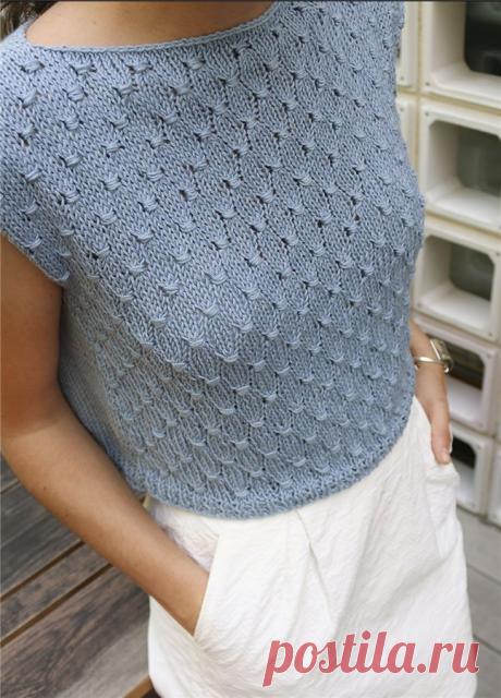 Простой летний топ