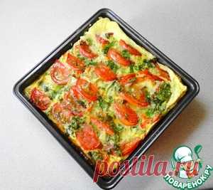 Кабачки в омлете - кулинарный рецепт