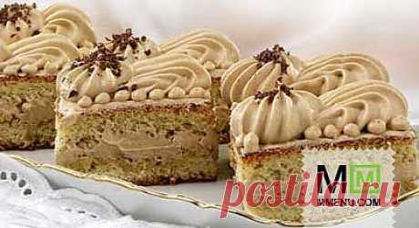 Кофейные тортики - кулинарный рецепт. Миллион Меню